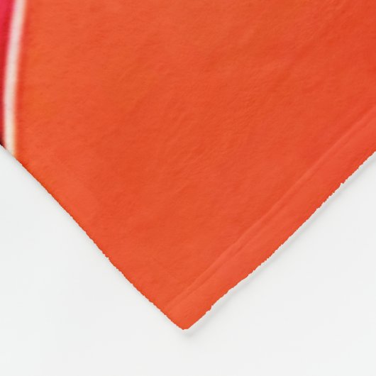 Lebhafte Abstrakte Welle der Wärme Fleecedecke (Ecke)