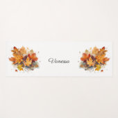 Lebhafte Ahornwasserfarbe für den Herbst Yogamatte (Vorderseite (Horizontal))