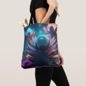 Lebhafte Alien Biolumineszente Blume Tasche (Von Nahem)