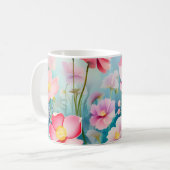 Lebhafte Anemonen unter Wasser Kaffeetasse (Vorderseite Links)