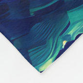 "Lebhafte Aquamarine Gezeiten: Sonnenuntergang übe Fleecedecke (Ecke)