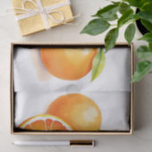 Lebhafte Aquarellfarben-Orange Seidenpapier (Geschenk)