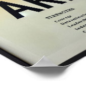 Lebhafte Aries Zodiac Sign Poster (Ecke)