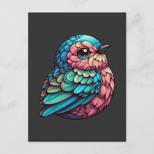 Lebhafte Atmosphäre Postkarte (Vorderseite)