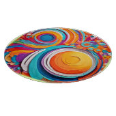 Lebhafte Badaist Art Colors Schneidebrett (Ecke)