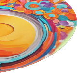 Lebhafte Badaist Art Colors Schneidebrett (Ecke)