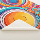 Lebhafte Badaist Art Colors Sherpadecke (3/4)