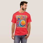 Lebhafte Badaist Art Colors T-Shirt (Vorne ganz)