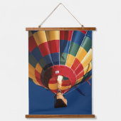 Lebhafte Ballonfarben Wandteppich Mit Holzrahmen (Vorderseite)