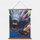 Lebhafte Ballonfarben Wandteppich Mit Holzrahmen (Vorderseite 2)