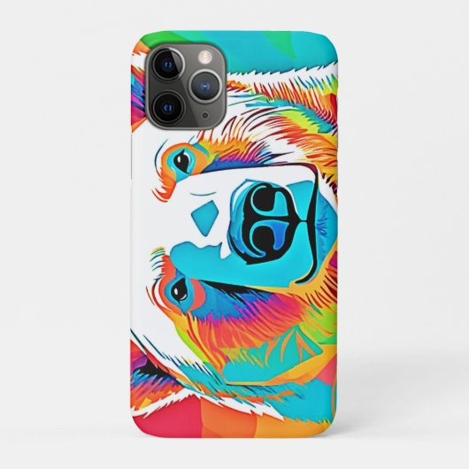 Lebhafte Bärenköpfe Case-Mate iPhone Hülle (Rückseite)