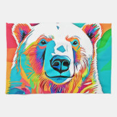 Lebhafte Bärenköpfe Geschirrtuch (Horizontal)