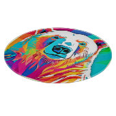 Lebhafte Bärenköpfe Schneidebrett (Ecke)