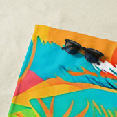 Lebhafte Bärenköpfe Strandtuch (Beispiel)