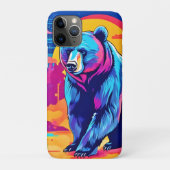Lebhafte Bärenkunst Case-Mate iPhone Hülle (Rückseite)