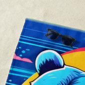 Lebhafte Bärenkunst Strandtuch (Beispiel)