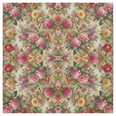 Lebhafte Baumwollstoffe aus Blumen - Ein Hof der E Stoff (Muster)