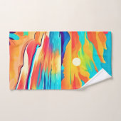 Lebhafte Beach Sunset Art Badhandtuch Set (Handtuch)