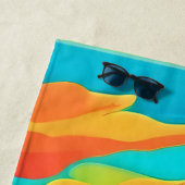 Lebhafte Beach Sunset Art Strandtuch (Beispiel)