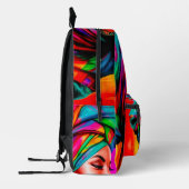 Lebhafte Beauty Serie 1 Bedruckter Rucksack (Links)