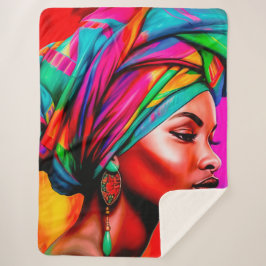 Lebhafte Beauty Serie 1 Sherpadecke