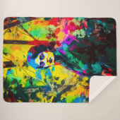 Lebhafte Beauty Sherpadecke (Vorderseite (Horizontal))