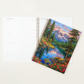 Lebhafte Berglandschaft mit Reflektion Planer (Anzeige)