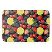 Lebhafte Berries & Citrus Badematte (Vorderseite)