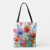 Lebhafte, bezaubernde Gartenanlage Tasche (Rückseite)