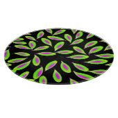 Lebhafte Blätter Muster Schneidebrett (Ecke)