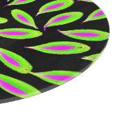 Lebhafte Blätter Muster Schneidebrett (Ecke)