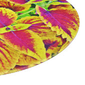 Lebhafte Blätter Pattern Dance Schneidebrett (Ecke)