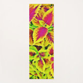Lebhafte Blätter Pattern Dance Yogamatte (Vorderseite)