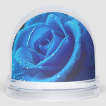 Lebhafte blaue Rose mit Wasserfällen