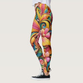 Lebhafte Bloom Capri Leggings (Links)