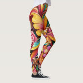 Lebhafte Bloom Capri Leggings (Rechts)