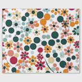 Lebhafte Blooms Geschenkpapier (Flach)