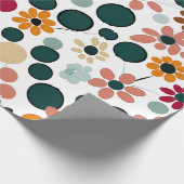 Lebhafte Blooms Geschenkpapier (Ecke)