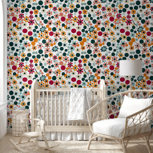 Lebhafte Blooms Tapete