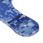 Lebhafte Blue Digital Camouflage Camouflage Textur Schneidebrett (Ecke)