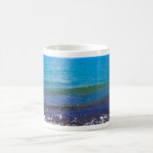 Lebhafte Blue Seascape Coffee Tasse (Mittel)