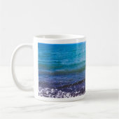 Lebhafte Blue Seascape Coffee Tasse (Links)