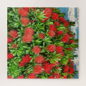 Lebhafte blühende Blume Puzzle (Horizontal)