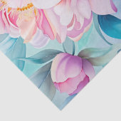 Lebhafte blühende Zwerge in weichem Pastellton Seidenpapier (Detail)