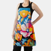 Lebhafte Blume aus Kalifornien Schürze (InSitu)