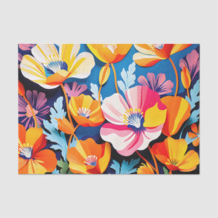 Lebhafte Blume aus Kalifornien Seidenpapier