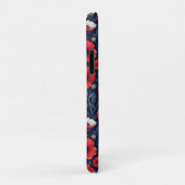 Lebhafte Blume aus Rot und Weißmohn Case-Mate iPhone Hülle (Hinten/Rechts)