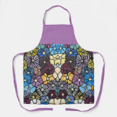 Lebhafte Blume Bouquet Schürze (Vorderseite)