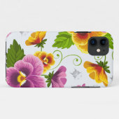 Lebhafte Blume der Pansie Case-Mate iPhone Hülle (Rückseite (Horizontal))