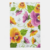 Lebhafte Blume der Pansie Handtuch (Vertikal)